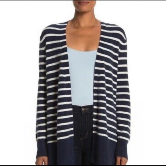 Madewell Walker Striped Cozy Cardigan - Picture 1 of 10